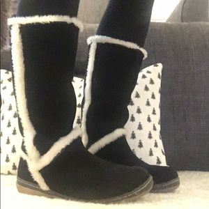 Faux Fur Suede Boots